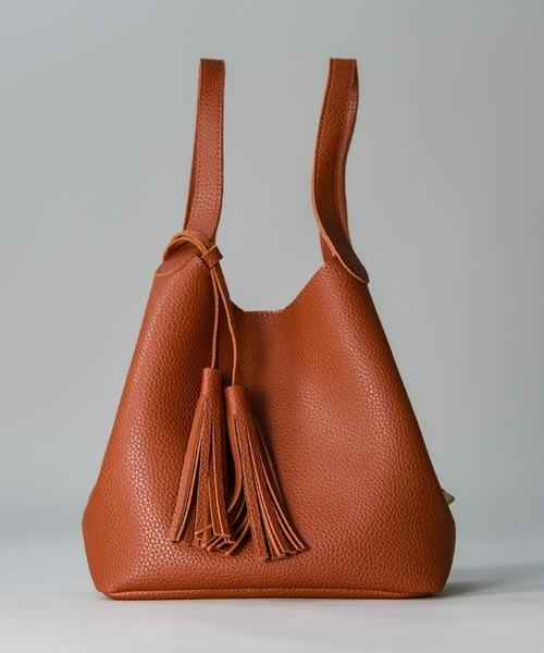 folka.（フォルカ） ハンドバッグ 3- PUレザー タッセルバッグ SM