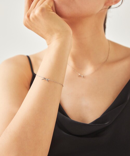 ete（エテ） ブレスレット 「レイヤード」 リボン ブレスレット