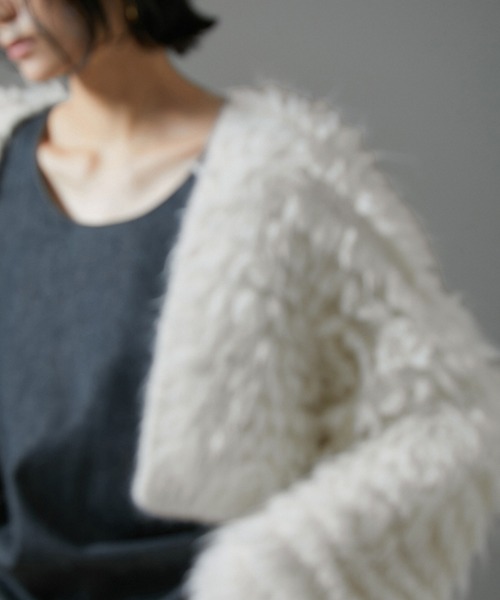 SALON adam et rope'（サロン アダム エ ロペ） カーディガン ファー