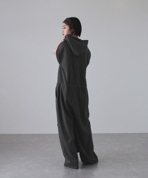 ADAM ET ROPE'（アダムエロペ） オールインワン 裏毛フーディ