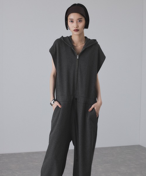 ADAM ET ROPE'（アダムエロペ） オールインワン 裏毛フーディ