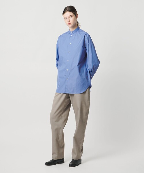 LOEFF（ロエフ） ブラウス シャツ 「LOEFF」コットン ブロード バンド