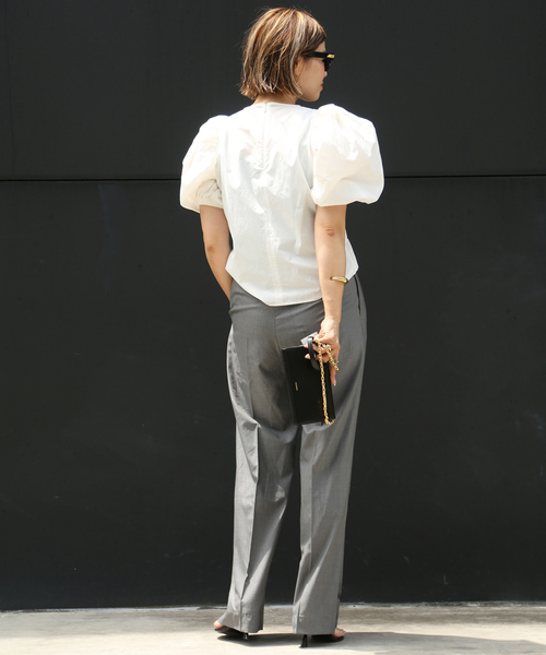 CELERI 7分袖ブラウス - ホワイト レディース : ZOZOTOWN Yahoo!店