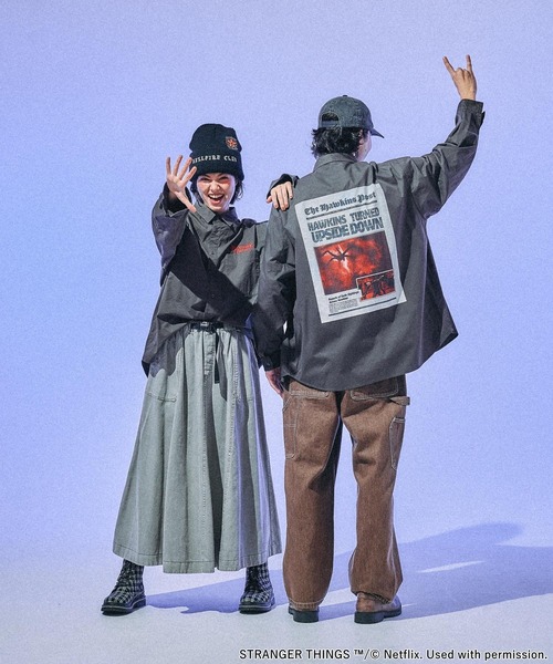 niko and…（ニコアンド） シャツ 「STRANGER THINGS」コラボ