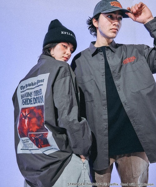 niko and…（ニコアンド） シャツ 「STRANGER THINGS」コラボ