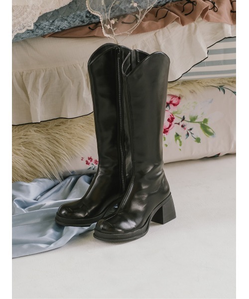 Darich（ダーリッチ） ブーツ Vカットロングブーツ レディース