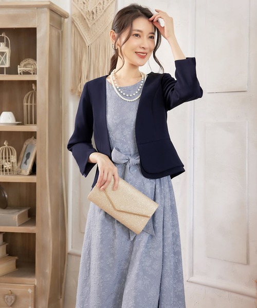 DRESS STAR（ドレススター） カーディガン ぺプラジャケット風