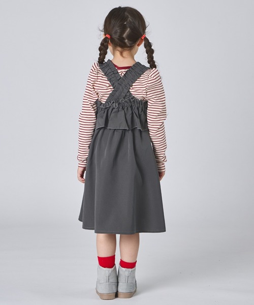 pairmanon（ペアマノン） ジャンパースカート フリル ジャンパー