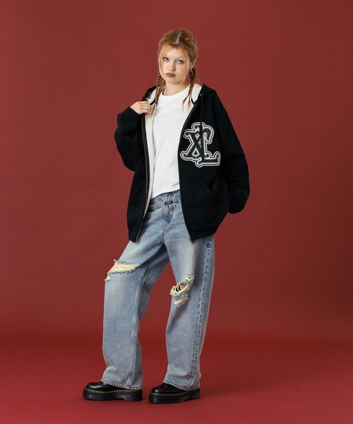 XLARGE（エクストラ ラージ） パーカー PATCHED THERMAL ZIP UP HOODED