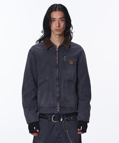 JieDa（ジエダ） ブルゾン アウター DUCK DAMAGE ZIP JACKET メンズ