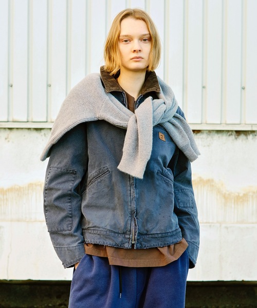 JieDa（ジエダ） ブルゾン アウター DUCK DAMAGE ZIP JACKET メンズ