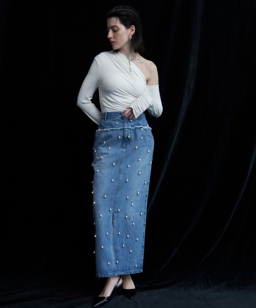 JOSE MOON（ジョゼムーン） デニムスカート DENIM LONG SKIRT with