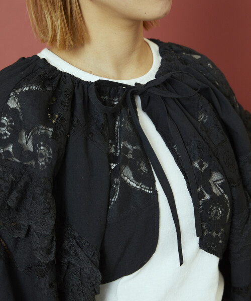 Freada（フリーダ） ブラウス シャツ 2WAYレースボレロ ＆ チャップス