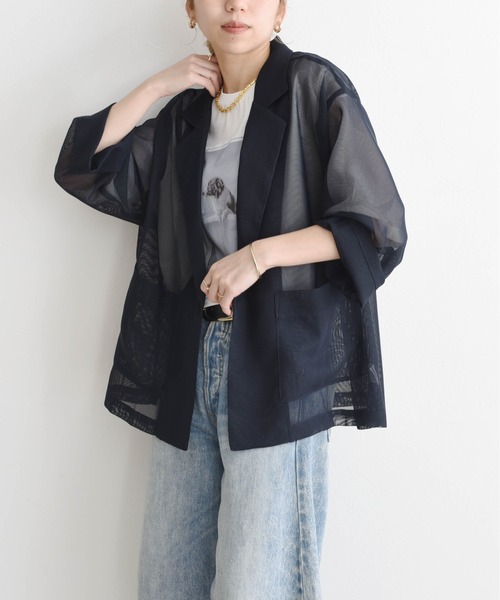 Eimee Law（エイミーロウ） ジャケット テーラードジャケット メッシュ