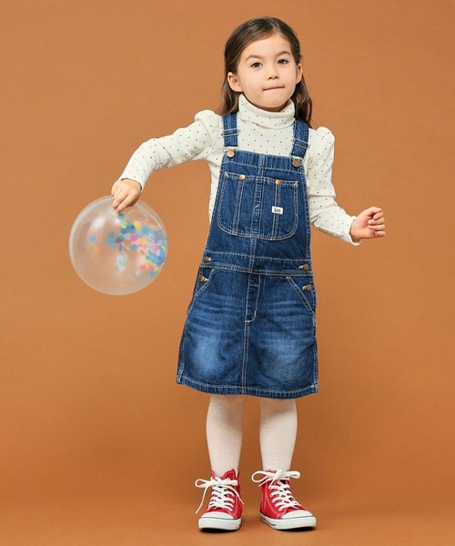 Lee（リー） ジャンパースカート 「80-120cm」本格デニム