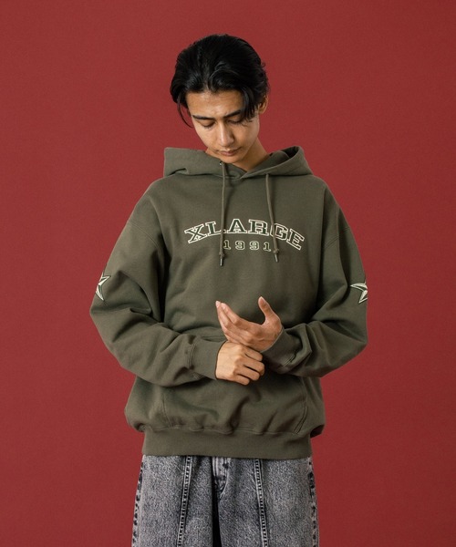 XLARGE（エクストラ ラージ） パーカー 1991 HOODED SWEATSHIRT メンズ