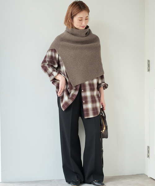 Spick＆Span（スピック アンド スパン） ニットスヌード : ZOZOTOWN