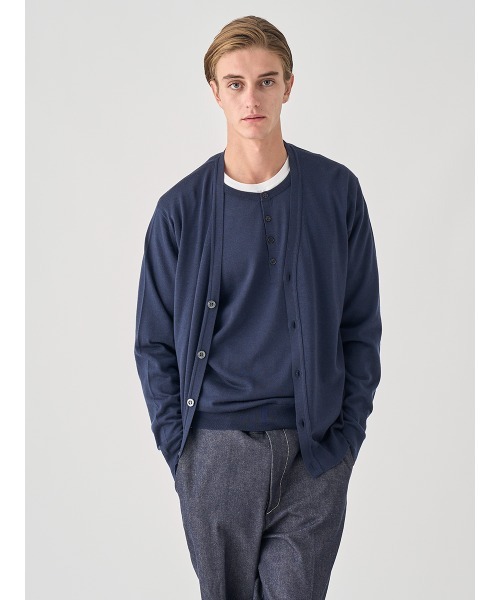 JOHN SMEDLEY（ジョンスメドレー） カーディガン Vネック長袖ニット