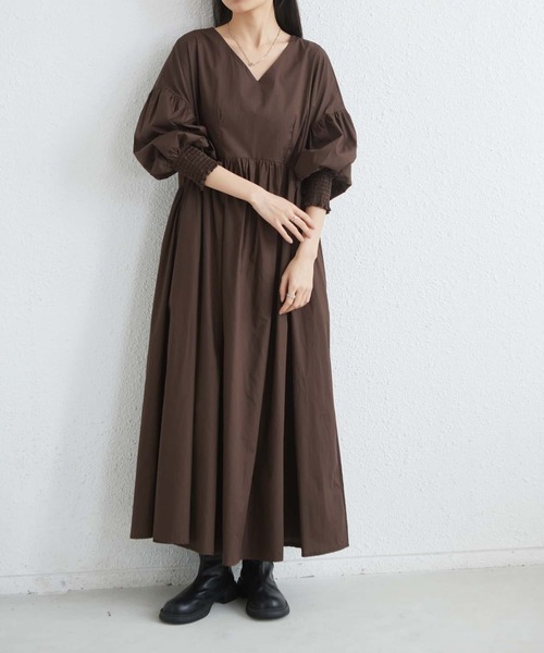 MAISON DE THERESE（メゾン ド テレーズ） ワンピース Vネックルーズ