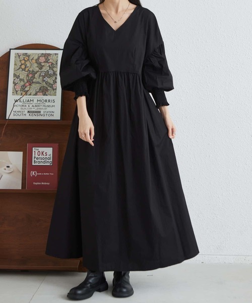 MAISON DE THERESE（メゾン ド テレーズ） ワンピース Vネックルーズ