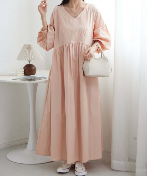 MAISON DE THERESE（メゾン ド テレーズ） ワンピース Vネックルーズ