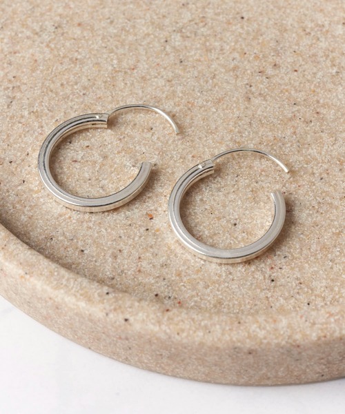 ADPOSION（アドポーション） ピアス シルバー925 14mmフープピアス