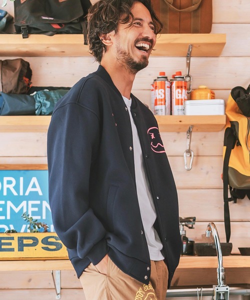 seventy seven スタジャン mj10143- snap jumper ショートジャケット