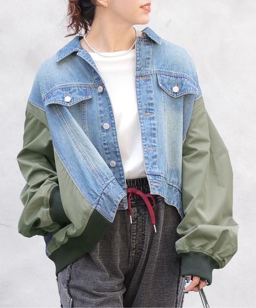 DOUBLE NAME（ダブルネーム） ma1 ma-1 GジャンドッキングMA-1