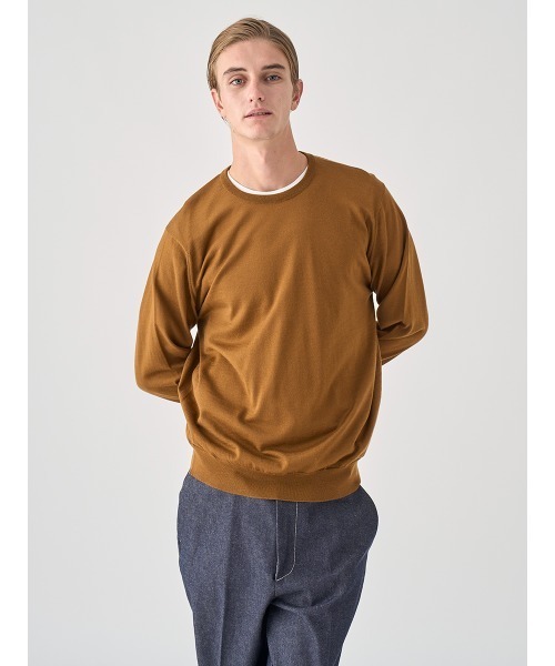 JOHN SMEDLEY（ジョンスメドレー） セーター ニット クルーネック長袖