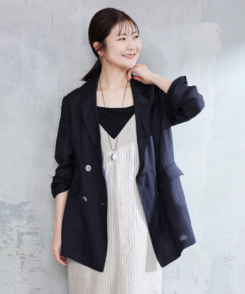 SLOBE IENA（スローブイエナ） テーラードジャケット - ブラック