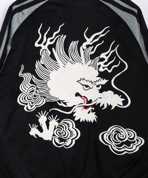 HOUSTON（ヒューストン） スカジャン レーヨンスカジャン 虎 龍 刺繍