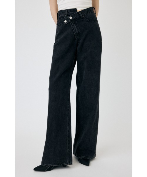 MOUSSY（マウジー） ジーンズ デニム デニムパンツ CROSS WAIST WIDE
