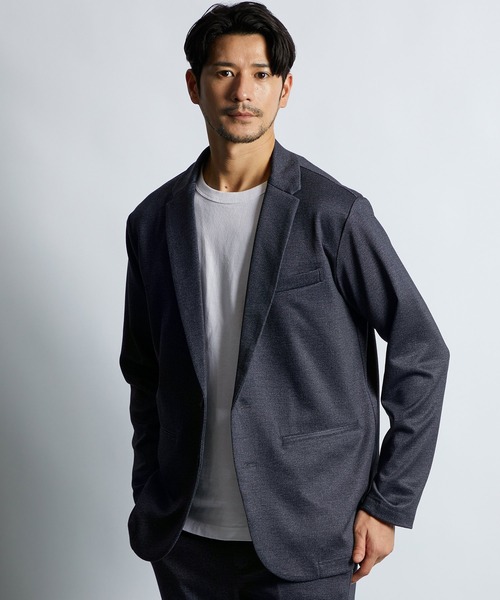 LANVIN en Bleu ジャケット テーラードジャケット セットアップ