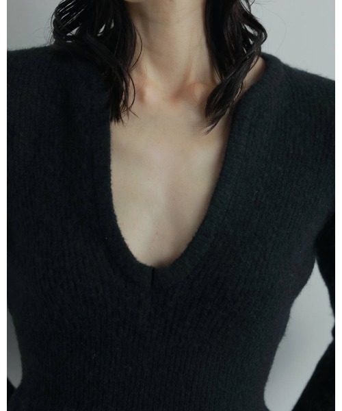 anuke（アンヌーク） ニット セーター Soft Peplum Knit レディース