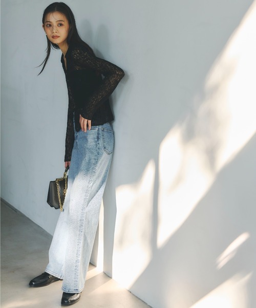 anuans（アニュアンス） ポロシャツ ポロ 「ZOZO限定」ウールレース