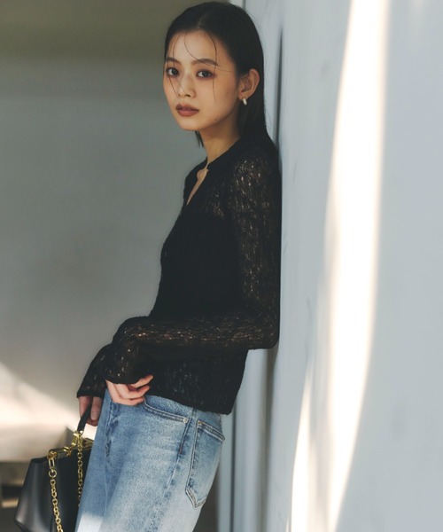 anuans（アニュアンス） ポロシャツ ポロ 「ZOZO限定」ウールレース