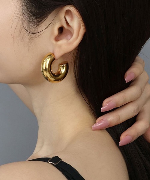 CEMO NEMO（セモネモ） ピアス 「金属アレルギー対応」ボリューム