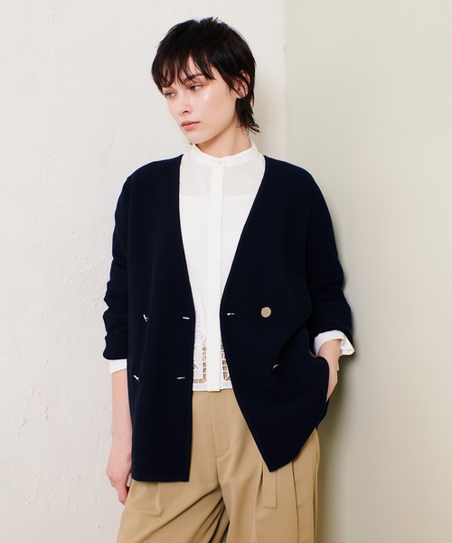 allureville（アルアバイル） ジャケット ノーカラージャケット
