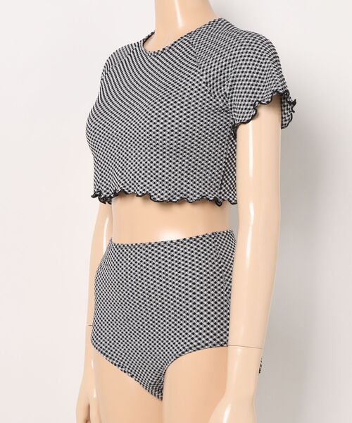 水着 「 ammy. / エイミードット 」 ギンガムチェック メロウ ハイ