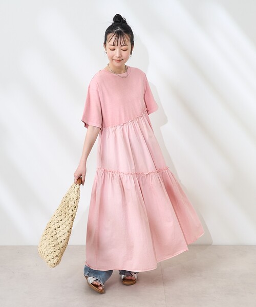 FREAK'S STORE（フリークスストア） ワンピース 裾フリル ピグメント