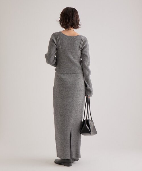 mystic（ミスティック） ワンピース ニットビスチェ付き ワンピース