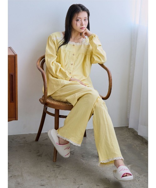 チュチュアンナ（tutuanna） パジャマ ルームウェア 綿100％ダブル