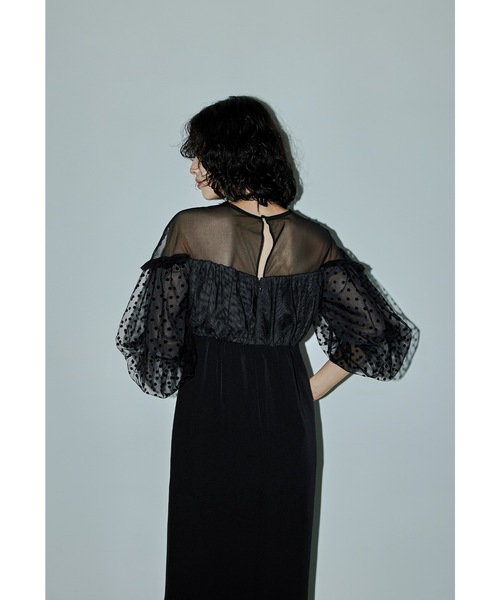 niana（ニアナ） ドレス フロッキードットワンピース パーティードレス