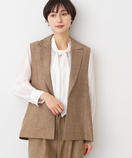 Dessin（デッサン） ベスト ジレ 「洗える・セットアップ可能