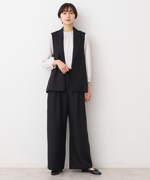 Dessin（デッサン） ベスト ジレ 「洗える・セットアップ可能