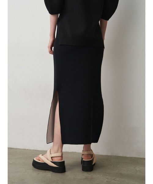 ELENDEEK（エレンディーク） スカート サイドスリットタイトニット