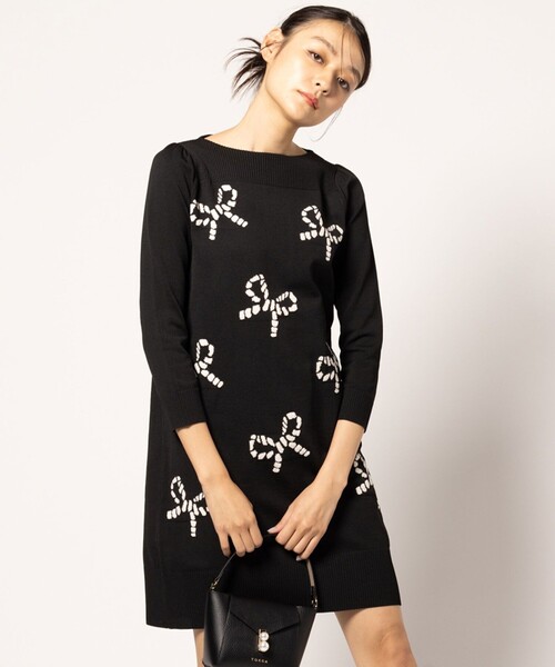TOCCA（トッカ） ワンピース RIBBON PARTY ニットドレス : ZOZOTOWN