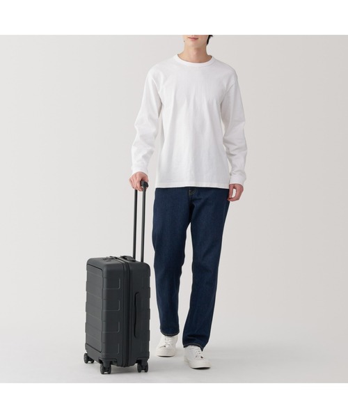 無印良品（MUJI） スーツケース バーを自由に調節できる フロント