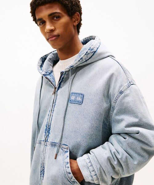 TOMMY JEANS（トミー・ジーンズ） ブルゾン アウター デニムパデッド