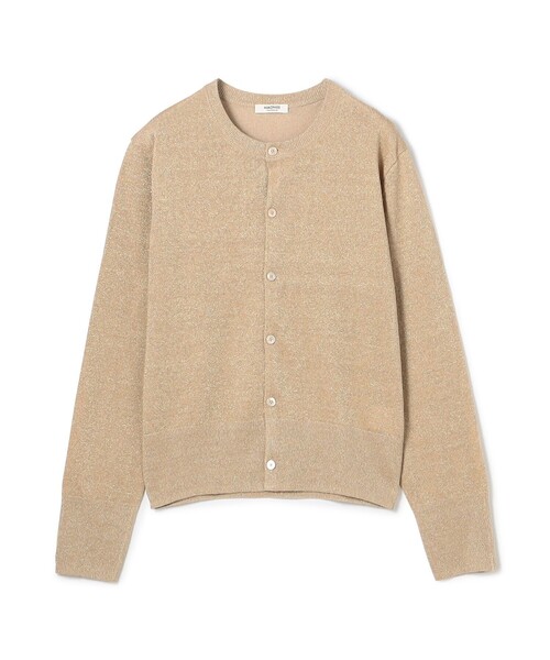 MACPHEE（マカフィー） カーディガン プレーンリネン クルーネック